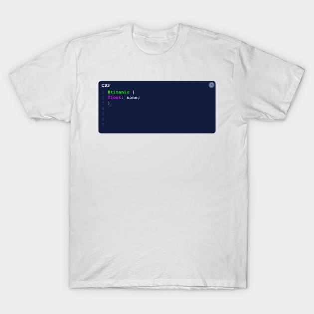 CSS Titanic T-Shirt by woundedduck